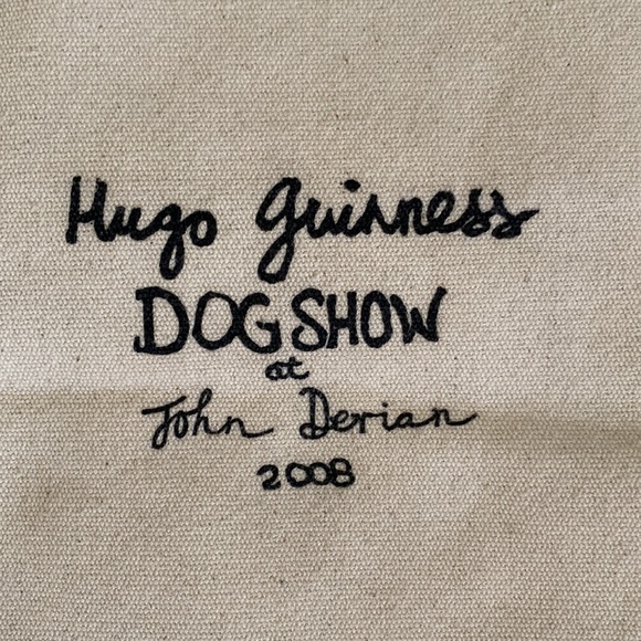 HUGO GUINNESS DOG SHOW at John Derian 2008 NWT from Bergdorf Goodman Tote - Picture 2 of 7